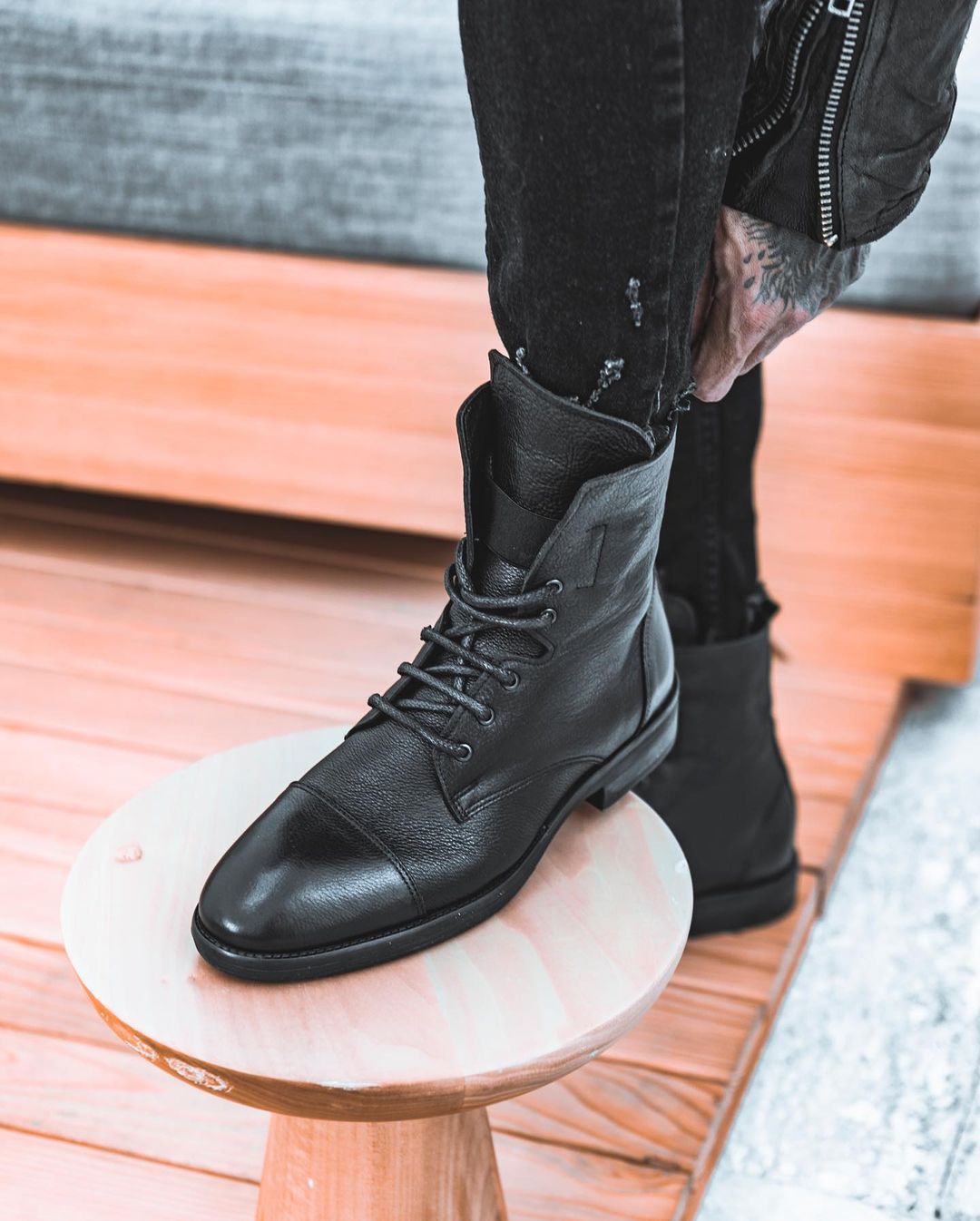 Egbert Leather Boots