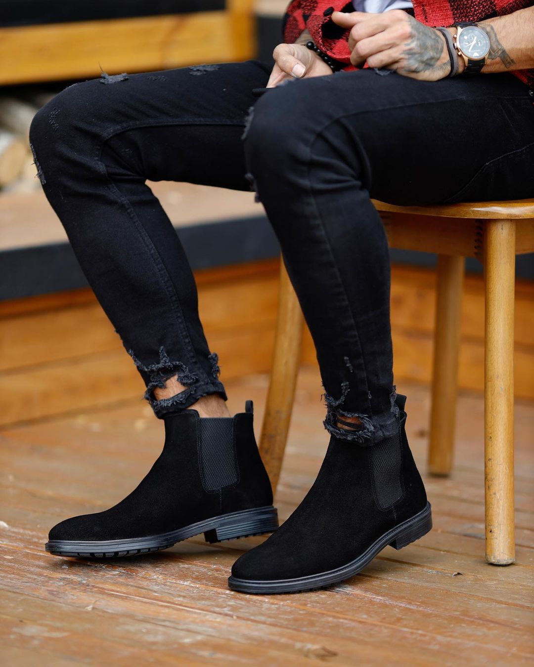 Clifford Black Chelsea Boots
