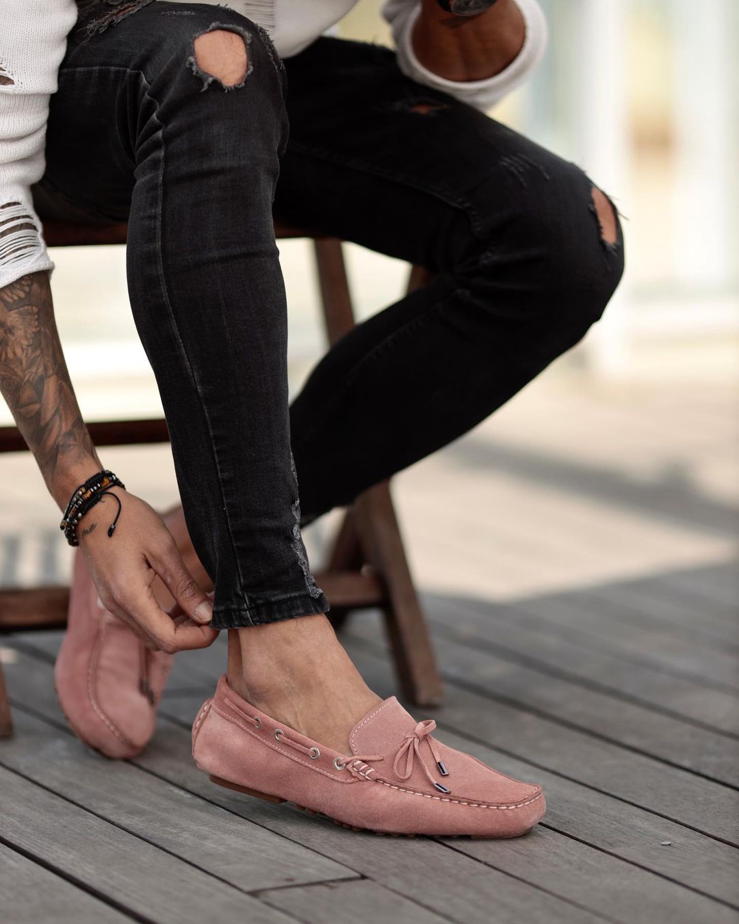 Pink Casual Loafers