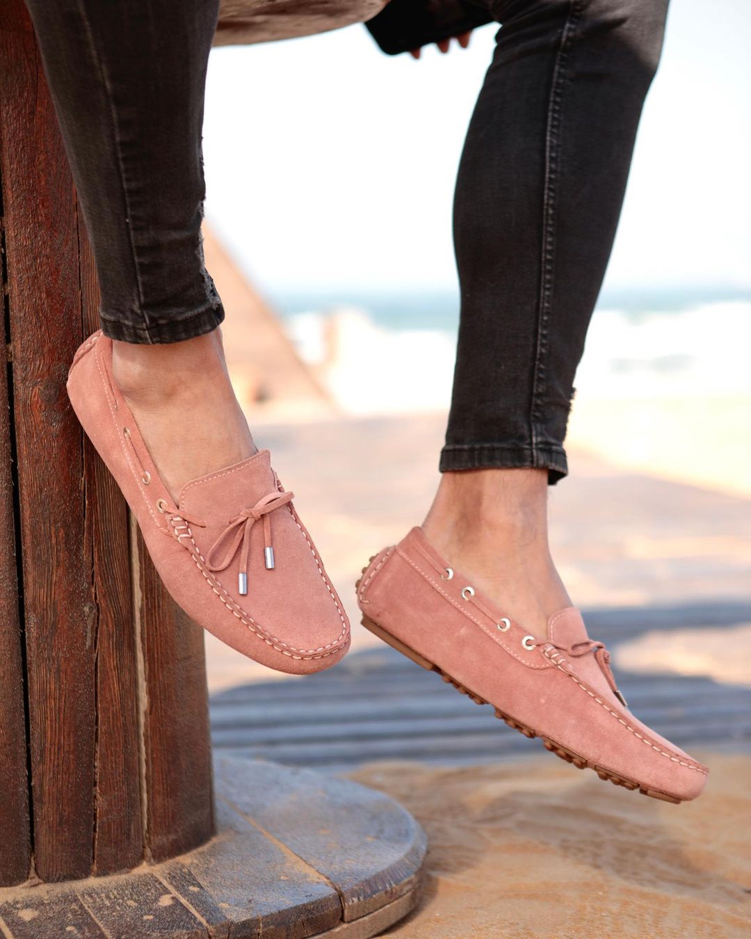 Pink Casual Loafers