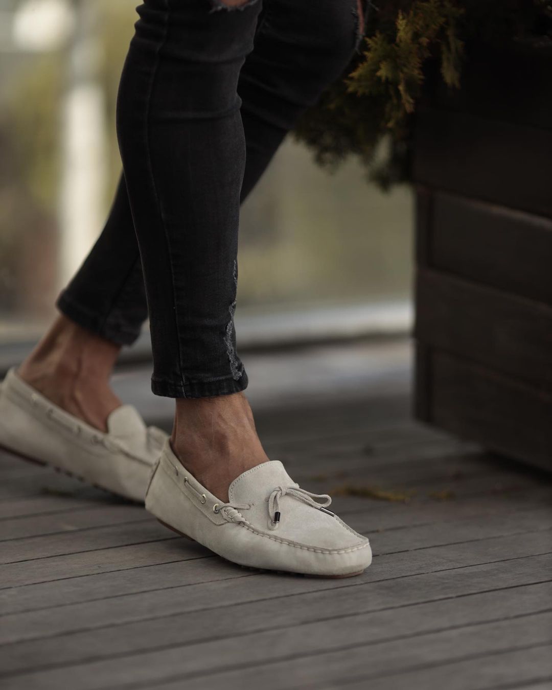 Cream Casual Loafers