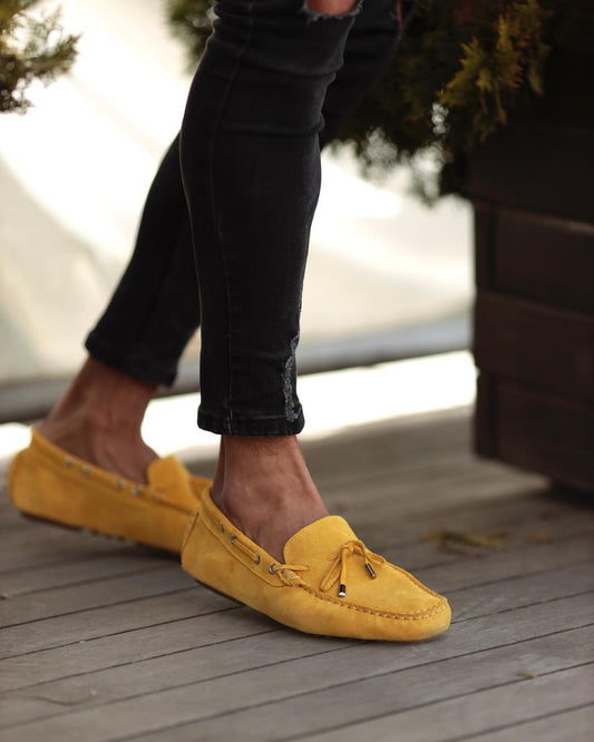 Yellow Casual Loafers
