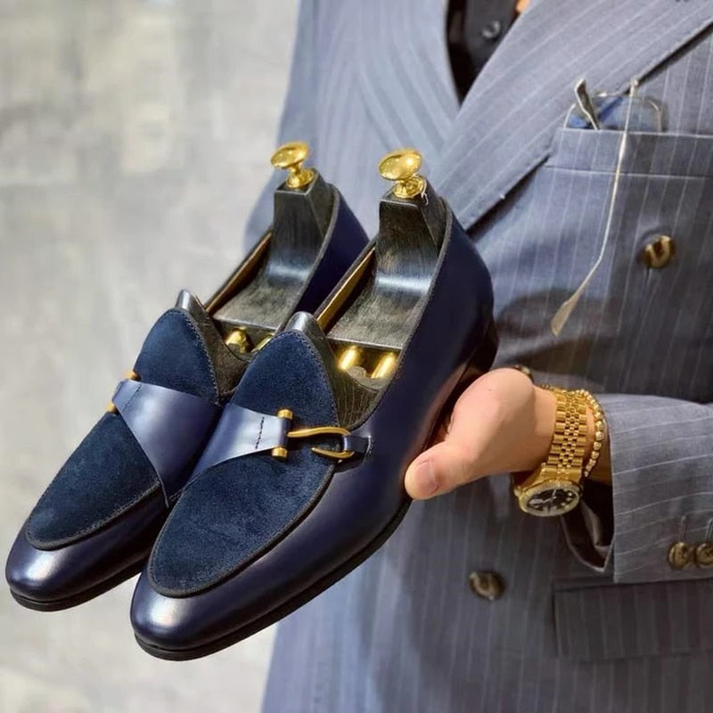 Blue Classy Loafers