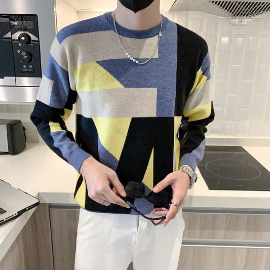 Patterned Casual Sweatshirt